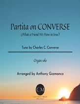 Partita on CONVERSE Organ sheet music cover